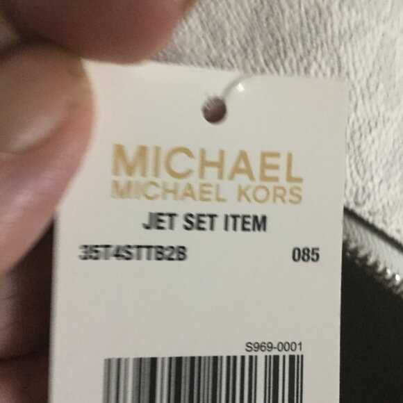 NWT Michael Kors backpack white and grey silver zippers 3 outside pockets - Picture 7 of 8